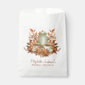 Aangepaste Boho Terracotta Bloem Sage Theepartij E Bedankzakje (Voorkant)