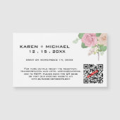 Aangepaste Boho Trouwmagneten - Rustieke Details (Voorkant)