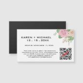 Aangepaste Boho Trouwmagneten - Rustieke Details (Voorkant / Achterkant)