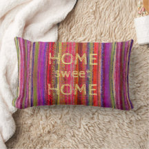 Aangepaste Boho Vintage Rode Paarse Strepen - 