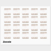 Aangepaste Boho-wildbloemenstickers voor evenement Vierkante Sticker (Vel)
