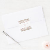 Aangepaste Boho-wildbloemenstickers voor evenement Vierkante Sticker (Envelop)