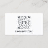 Aangepaste Bomb Charcuterie-kaarten | Niet bewerkb Visitekaartje (Achterkant)