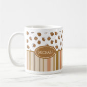 Aangepaste bonen koffiepatroon Koffie Mok (Links)