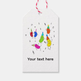 Aangepaste bonen. schattige bonen cadeaulabel