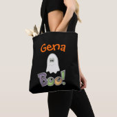 Aangepaste Boo Ghost Design Totebag Tote Bag (Dichtbij)