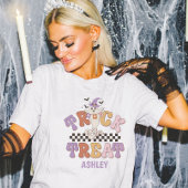 Aangepaste Boo Ghost Schattigee Trick or treat Hal T-shirt