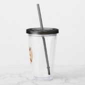 Aangepaste boodschap Bedrukte honkbal Acryl Drinkbeker (Links)