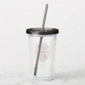 Aangepaste boodschap Bedrukte honkbal Acryl Drinkbeker (Achterkant)