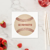 Aangepaste boodschap distressed honkbal servet (Insitu)