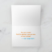 Aangepaste boodschap van de tandfee-uitnodigingska kaart (Binnen)