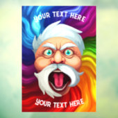 Aangepaste boodschap van Sinterklaas Raamsticker (Vel 3)