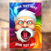 Aangepaste boodschap van Sinterklaas Raamsticker (Vel 2)
