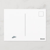 Aangepaste boodschap voor Great White Shark Briefkaart (Achterkant)