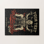 Aangepaste boodschappentas voor motorfietsen legpuzzel (Horizontaal)