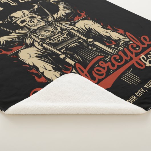 Aangepaste boodschappentas voor motorfietsen sherpa deken (3/4)