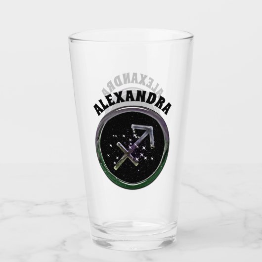 Aangepaste Boogschutter Glas (Voorkant)