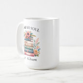 Aangepaste Bookish Soul Book Lover Gift Bookworm Koffiemok (Voorkant links)