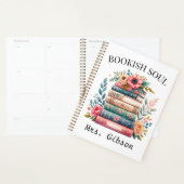 Aangepaste Bookish Soul Book Lover Gift Bookworm Planner (Display)