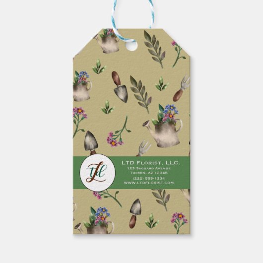 Aangepaste boomgaard voor tuinbouw cadeaulabel (Voorkant)