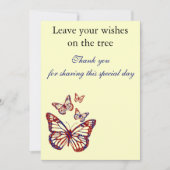 aangepaste boomkaarten bedankkaart (Voorkant)