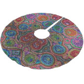 Aangepaste boomrok met Mardi Gras Bad Kerstboom Rok (Gekanteld)