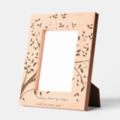 Aangepaste boomtak gegraveerde lijstjes (Links)