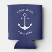 Aangepaste Bootnaam, Eerste stuurman, nautische an Blikjeskoeler (Achterkant)