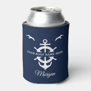 Aangepaste bootnaam Scheepswerf wielanker Nautical Blikjeskoeler