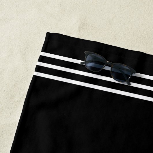 Aangepaste bootnaam schip wielanker Nautical Strandlaken (In situ)