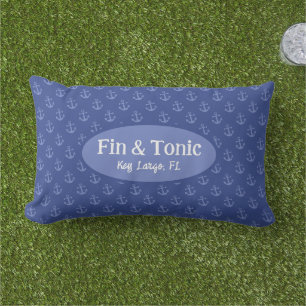 Aangepaste bootnaam voor auteur buitenkussen