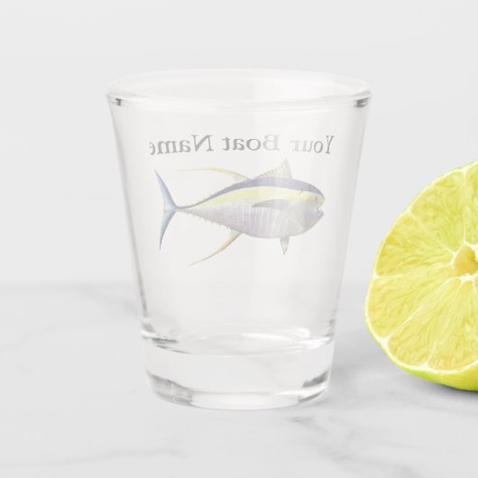 Aangepaste bootnaam warm glas (Achterkant)