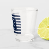 Aangepaste bootnaam Welkom aan boord Anker Cool Shot Glas (Rechts)