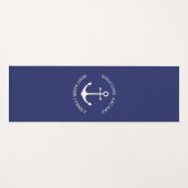 Aangepaste bootnaam Welkom aan boord nautisch anke Yogamat (Voorkant (horizontaal))