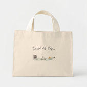 Aangepaste boottas mini tote bag (Voorkant)