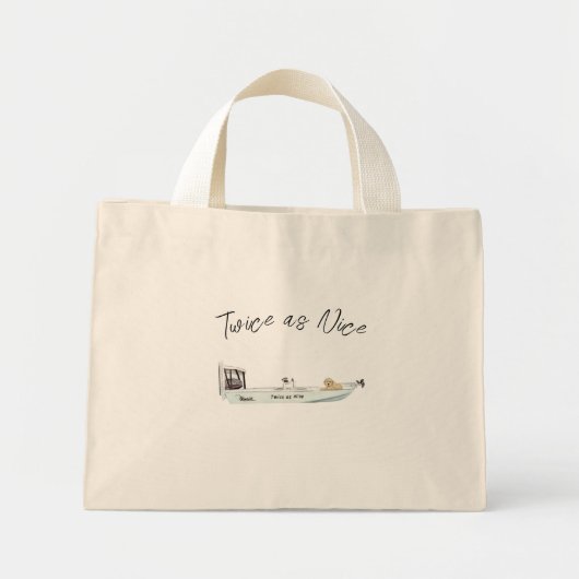 Aangepaste boottas mini tote bag (Voorkant)