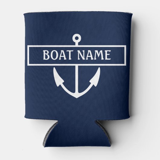 Aangepaste bootvlag blikjeskoeler (Voorkant)