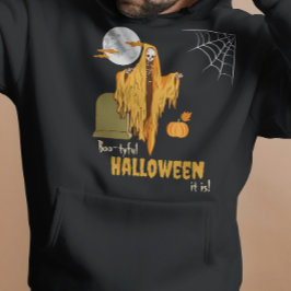 Aangepaste Booty Pun Volwassen Humor Halloween Fli Hoodie