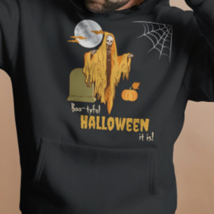 Aangepaste Booty Pun Volwassen Humor Halloween Fli Hoodie