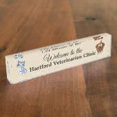 Aangepaste Bord voor dierennamen Naambordje (Zijkant)