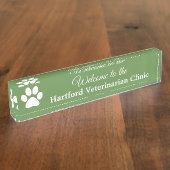 Aangepaste Bord voor dierennamen Naambordje (Zijkant)