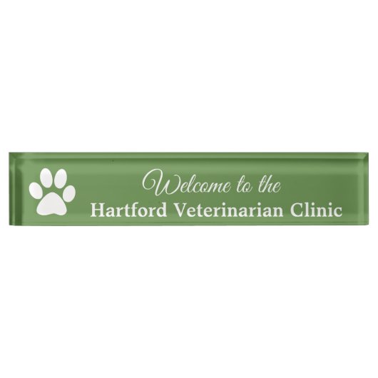 Aangepaste Bord voor dierennamen Naambordje (Voorkant)