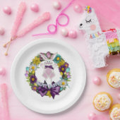 Aangepaste Borden papier/Happy Easter Papieren Bordje (Feest)