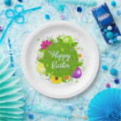 Aangepaste Borden papier/Happy Easter Papieren Bordje (Feest)
