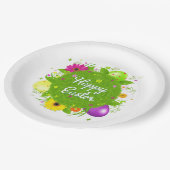 Aangepaste Borden papier/Happy Easter Papieren Bordje (Gekanteld)