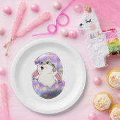 Aangepaste Borden papier/Happy Easter Papieren Bordje (Feest)