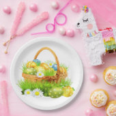 Aangepaste Borden papier/Happy Easter Papieren Bordje (Feest)