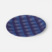 Aangepaste Borden papier met kerstbomen Papieren Bordje (Gekanteld)