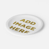 Aangepaste Borden papier Papieren Bordje (Gekanteld)