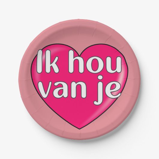 Aangepaste Borden papier Papieren Bordje (Voorkant)